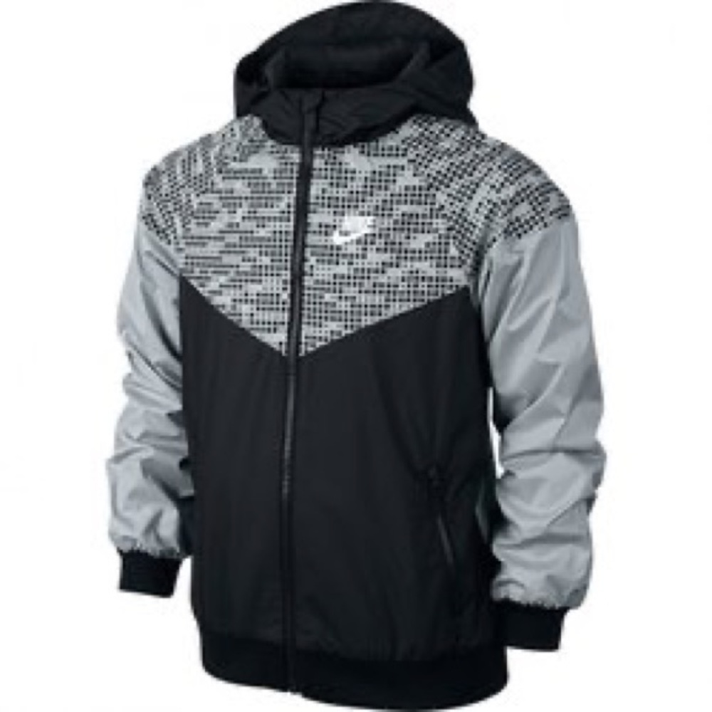 Nike Kids Jacket - Black and Gray